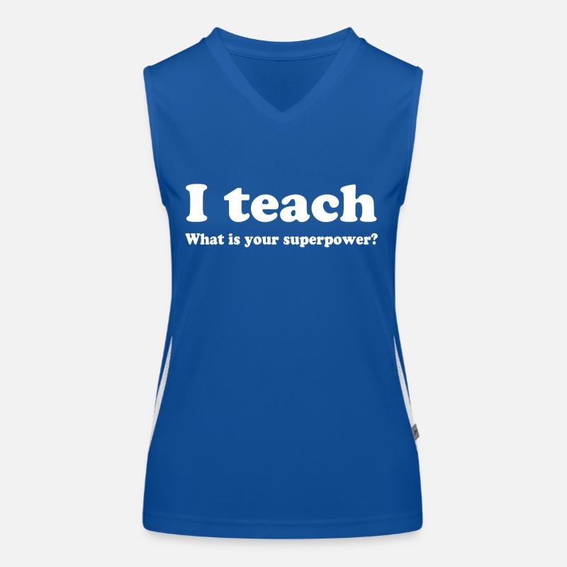 lehrer Funktionelles Kontrast-Tank Top für Frauen