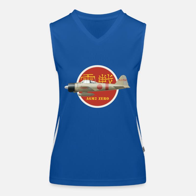 Zero shirt design Débardeur respirant contrasté Femme