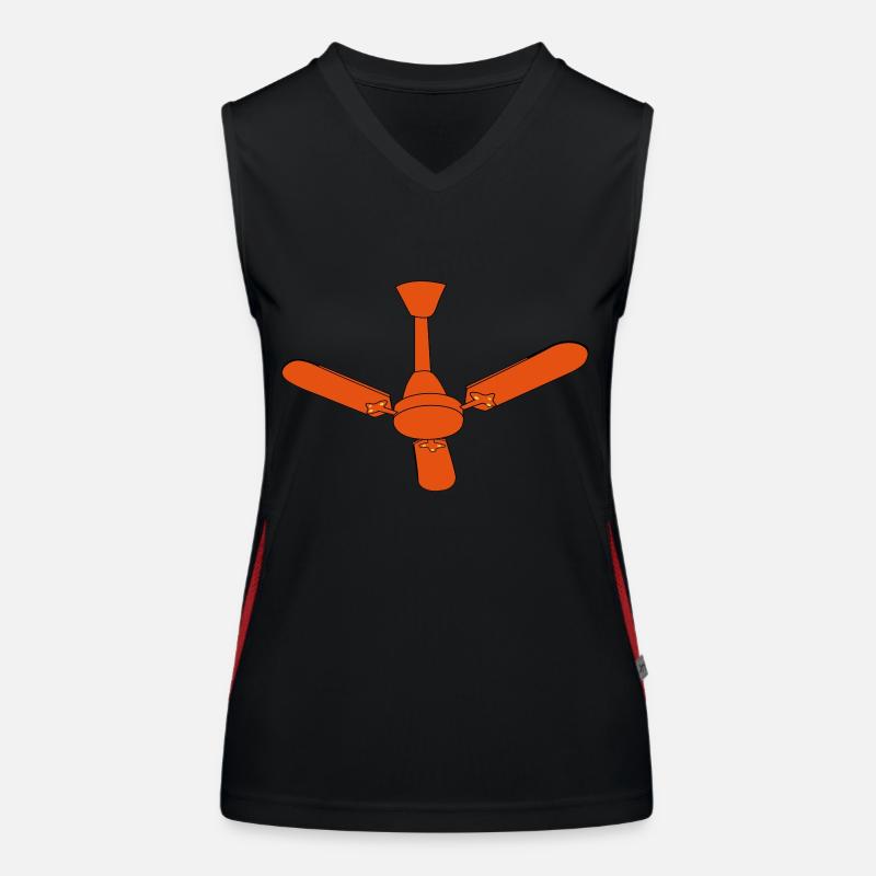 Ventilator Decke Wind Geschenkidee schnell Funktionelles Kontrast-Tank Top für Frauen