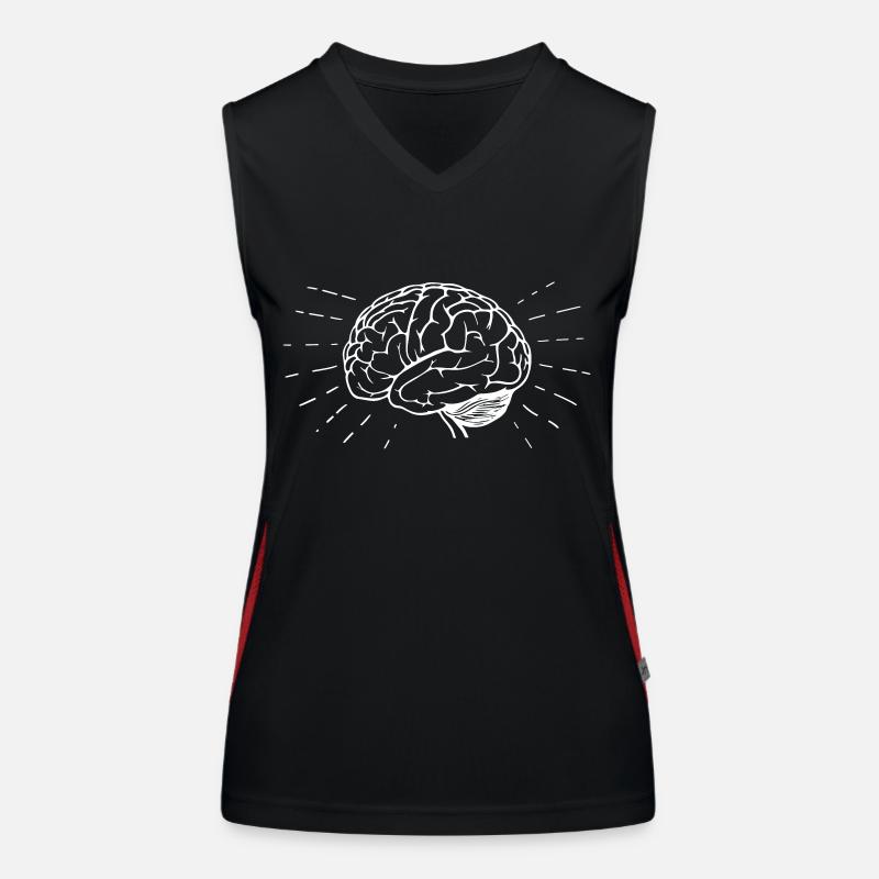 Brain Brain Brain Brain medicine surgery idea Women's Functional Contrast Tank Top