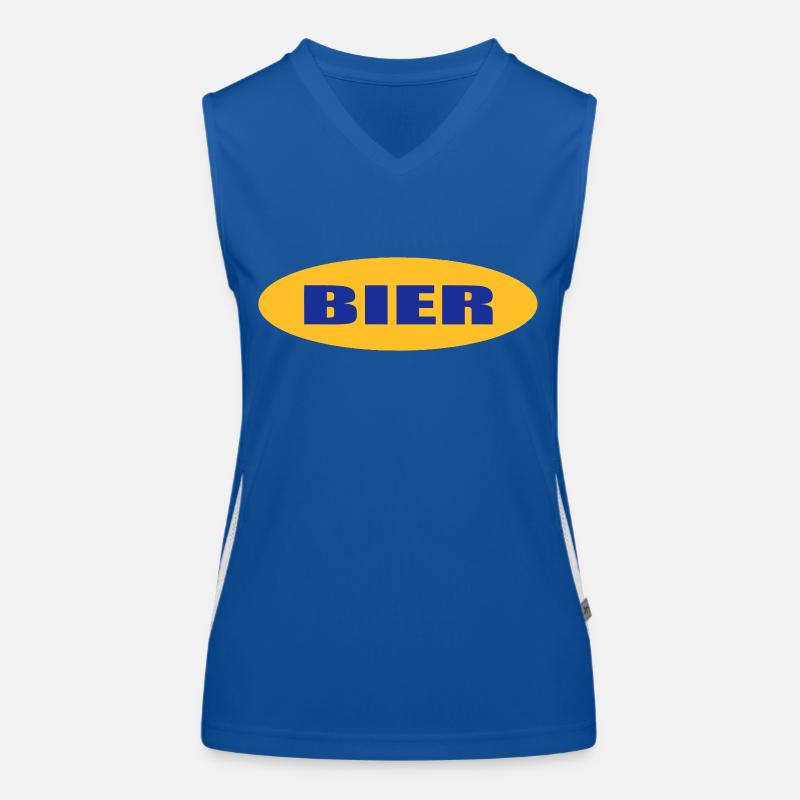 bier Funktionelles Kontrast-Tank Top für Frauen