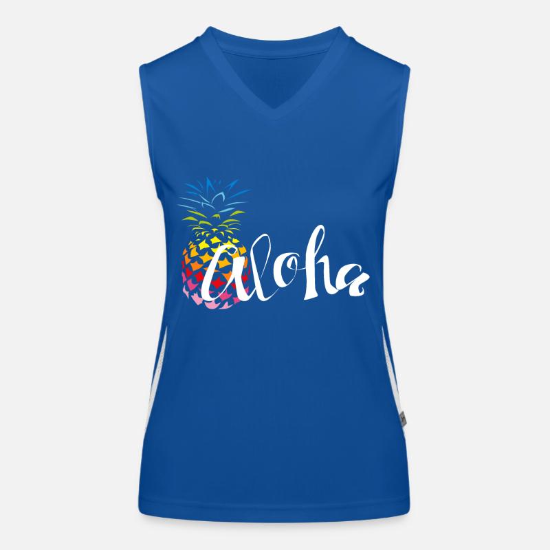 Ananas Rainbow Aloha Débardeur respirant contrasté Femme