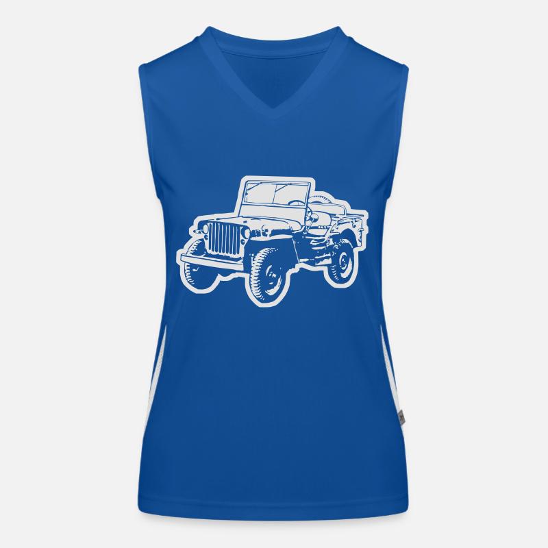 Jeep (Differenzbild) Funktionelles Kontrast-Tank Top für Frauen