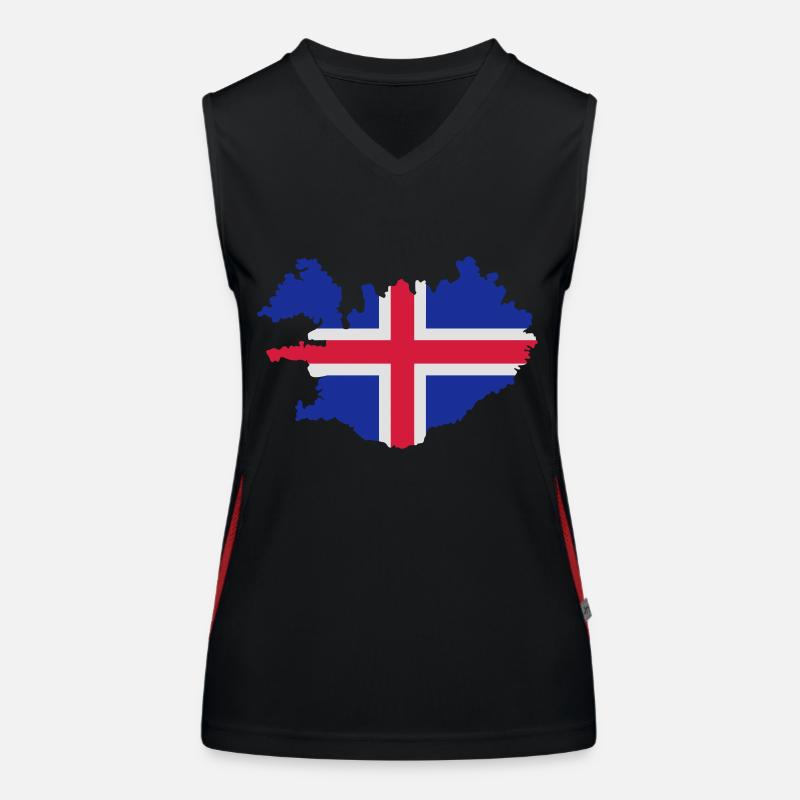 Island Funktionelles Kontrast-Tank Top für Frauen