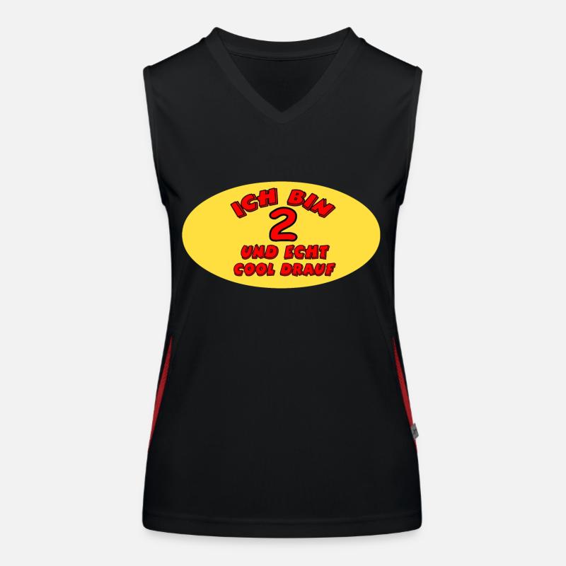 Geburtstag Funktionelles Kontrast-Tank Top für Frauen
