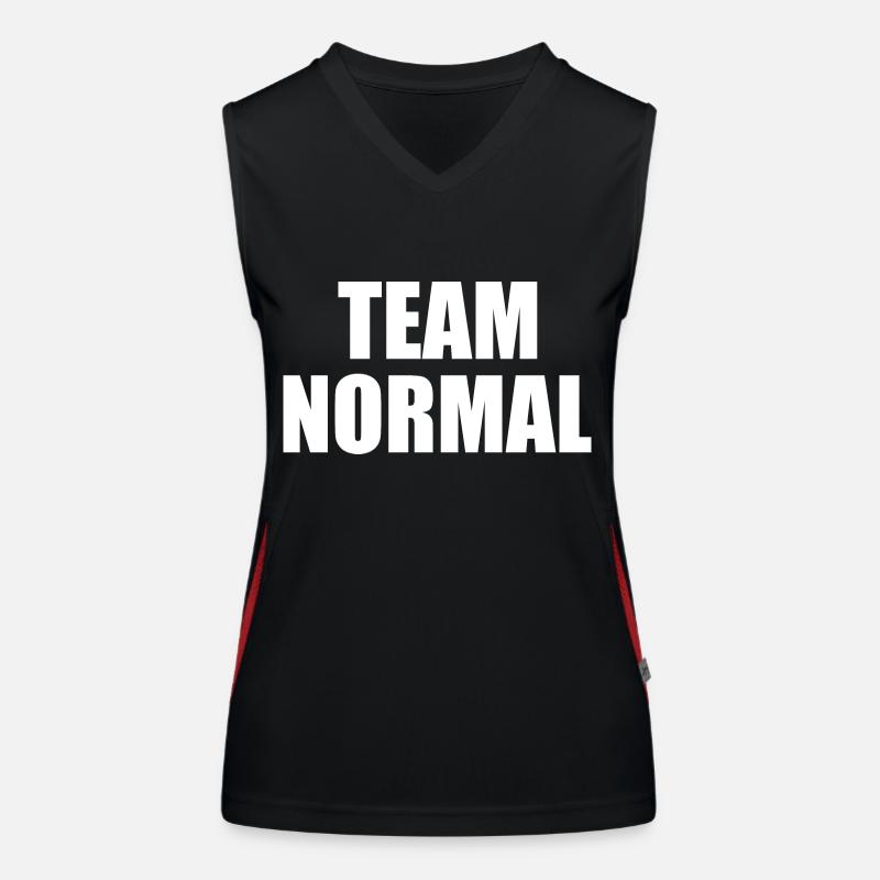 Team normal Débardeur respirant contrasté Femme