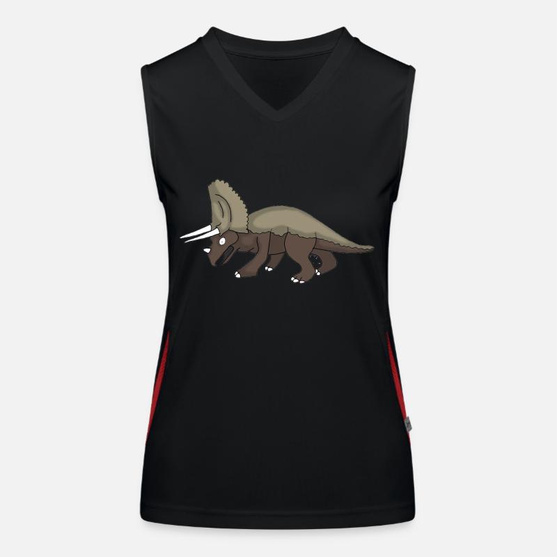 Dino 29 Débardeur respirant contrasté Femme