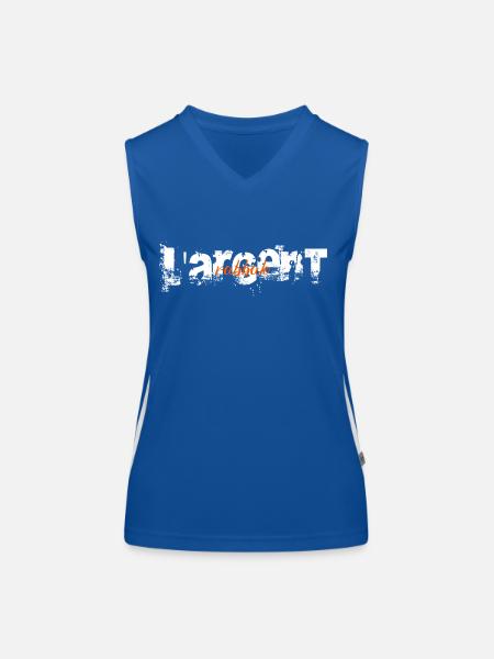 Rabbak money - Women's Functional Contrast Tank Top - royal/white - Front