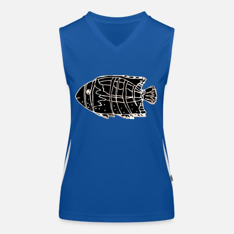 Poisson Débardeur respirant contrasté Femme