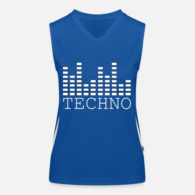 Musique techno Débardeur respirant contrasté Femme