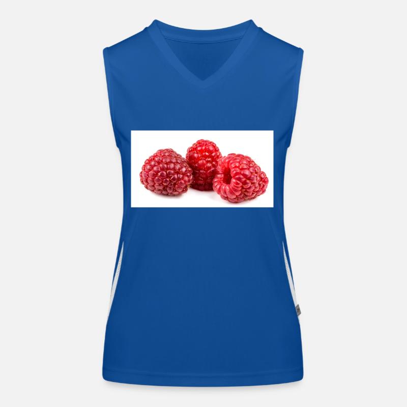 Framboise. Framboise Débardeur respirant contrasté Femme