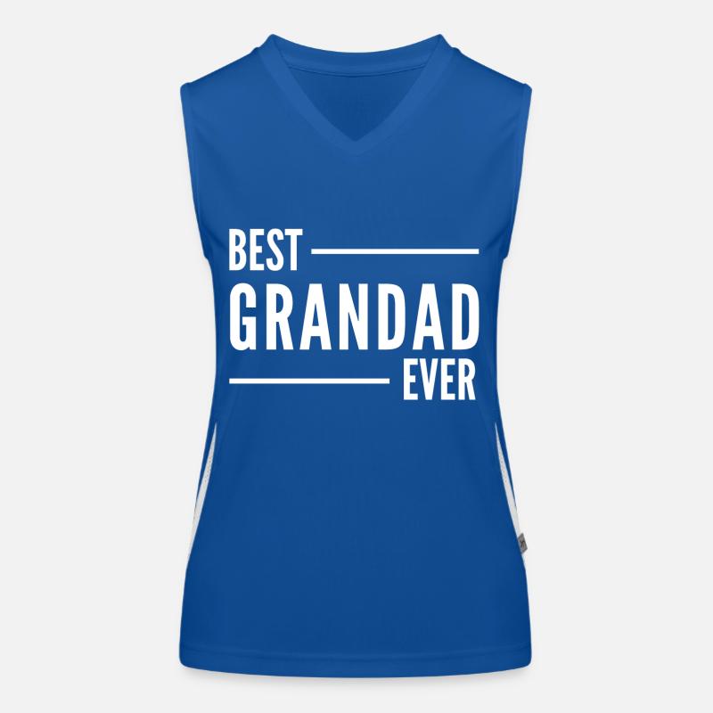 BEST GRANDAD EVER Women's Functional Contrast Tank Top