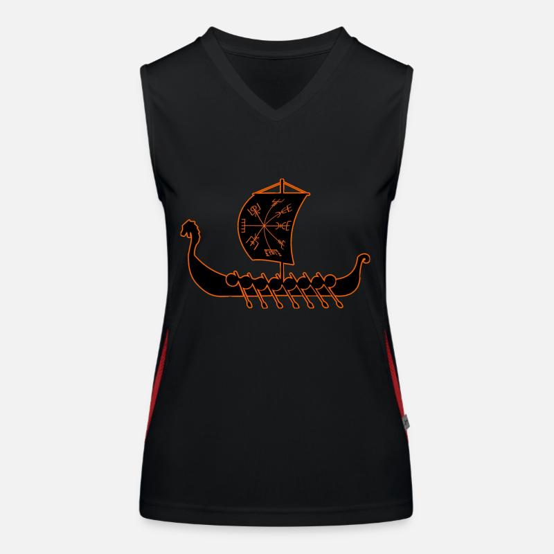 Drakkar - Drakbåt Funktionell kontrasttanktopp för damer