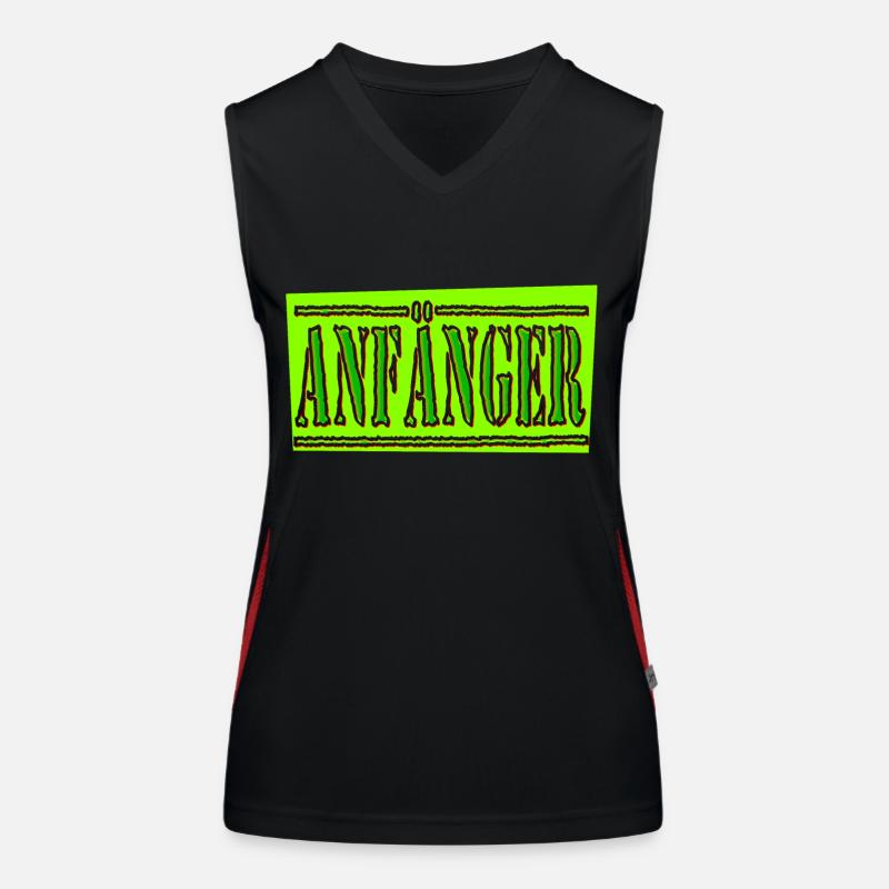 anfänger hell Funktionelles Kontrast-Tank Top für Frauen