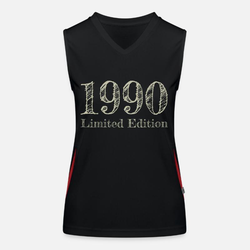 1990 Funktionelles Kontrast-Tank Top für Frauen