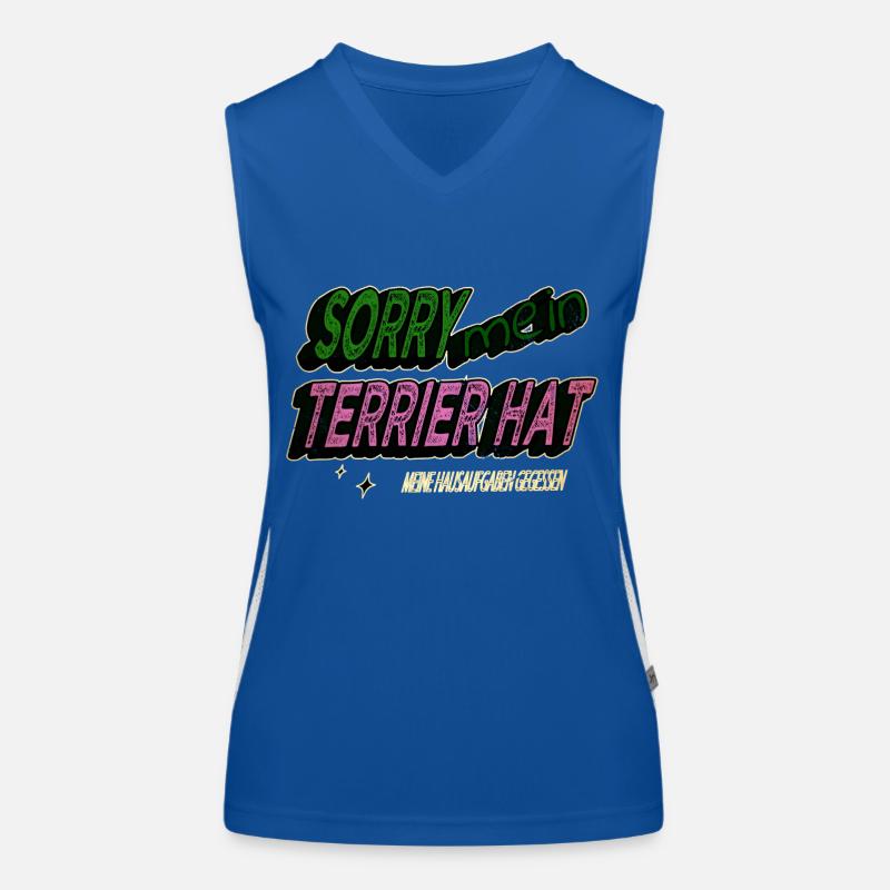 windhund doggie weihnachten geburtstag bluthund Funktionelles Kontrast-Tank Top für Frauen