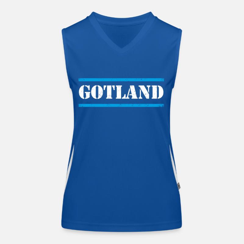 Gotland Débardeur respirant contrasté Femme