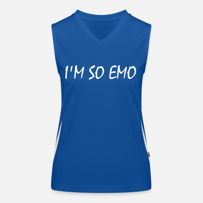 Im so emo Débardeur respirant contrasté Femme