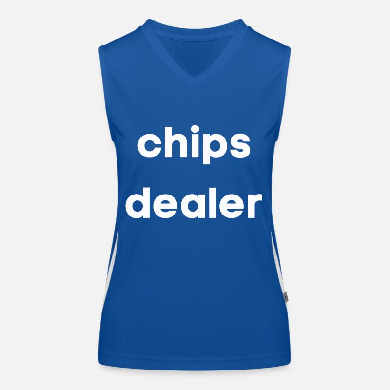 Revendeur de chips Débardeur respirant contrasté Femme