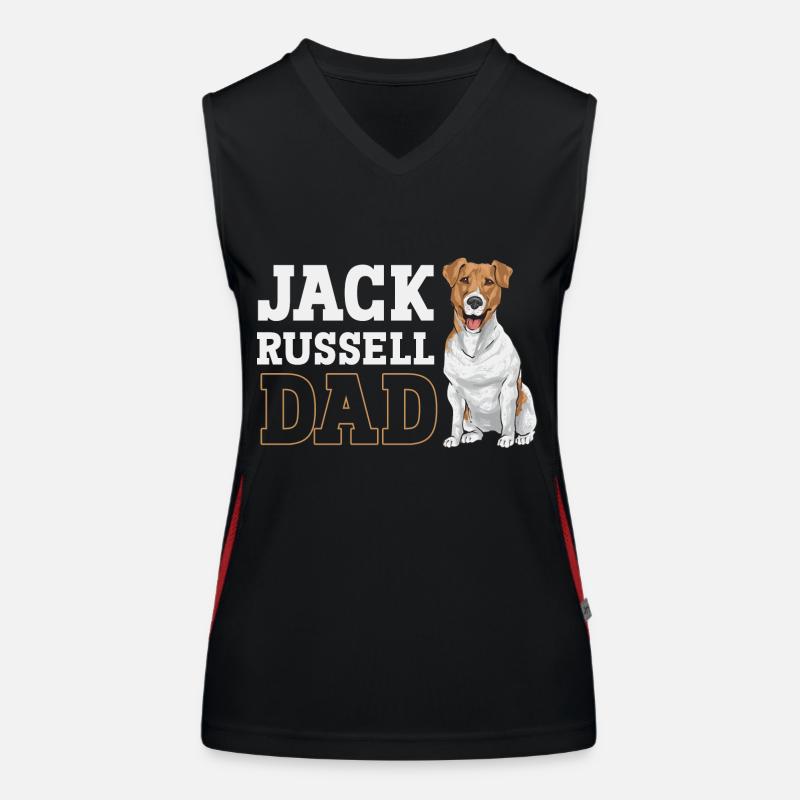 Jack Russell Terrier Débardeur respirant contrasté Femme