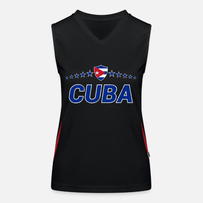 Cuba Débardeur respirant contrasté Femme