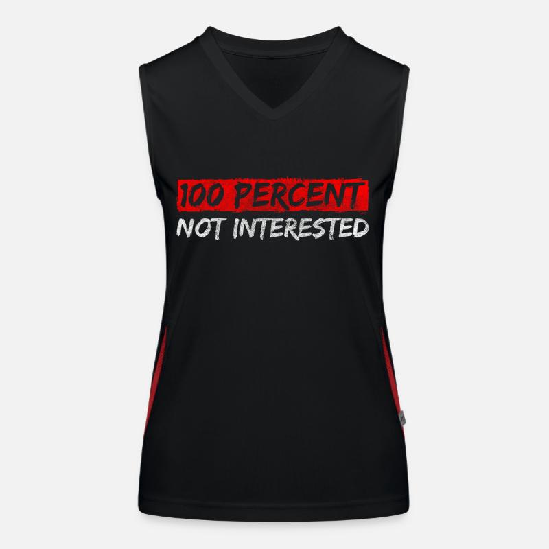 Rebel Uninteresting sarcasm Women's Functional Contrast Tank Top