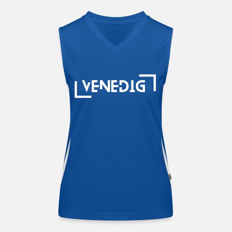 Venedig Venezia Funktionelles Kontrast-Tank Top für Frauen