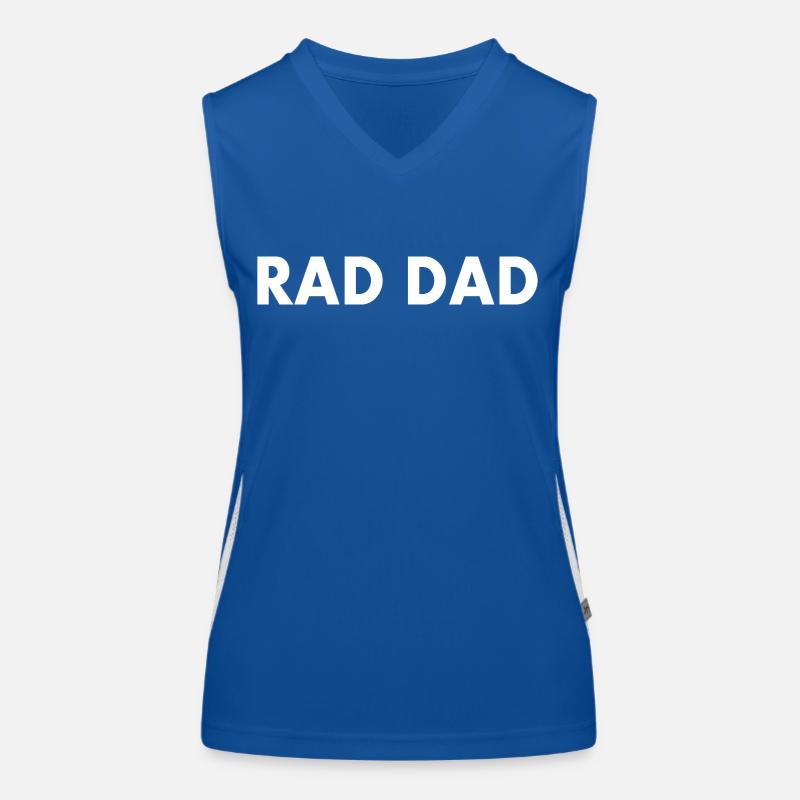 Rad dad Funktionelles Kontrast-Tank Top für Frauen