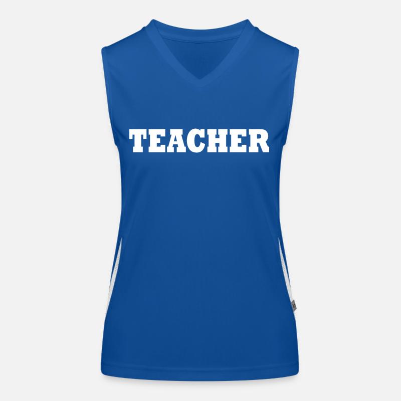 Teacher Funktionelles Kontrast-Tank Top für Frauen
