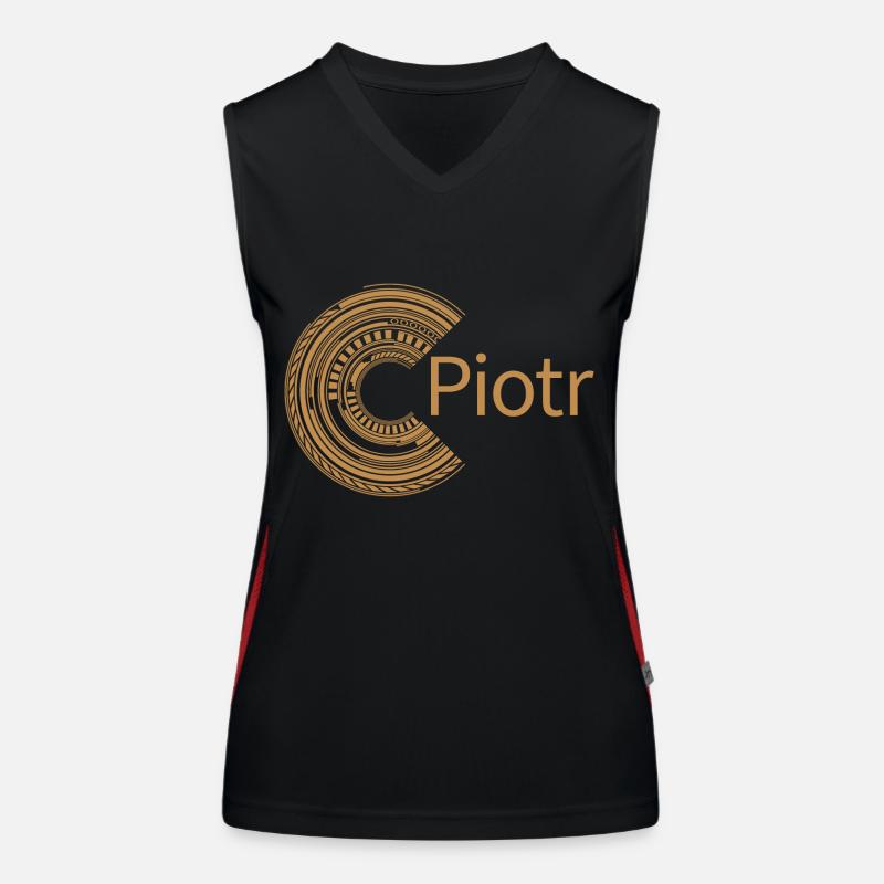 Für Piotr Funktionelles Kontrast-Tank Top für Frauen