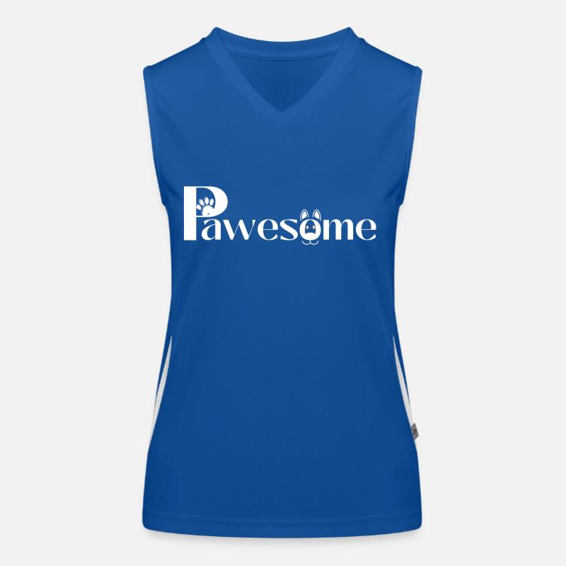 (P)awesome 🐶 Funktionelles Kontrast-Tank Top für Frauen