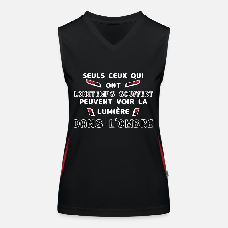 Otaku Style Débardeur respirant contrasté Femme