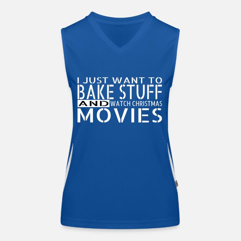 bakery cupcake couples muffin santa funny i love Funktionelles Kontrast-Tank Top für Frauen