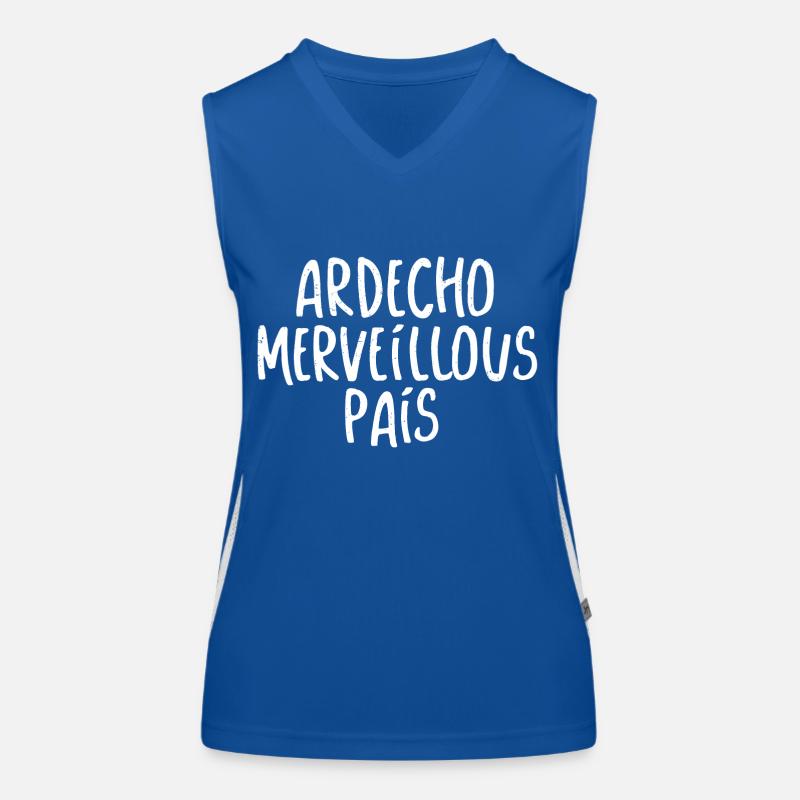 Ardecho merveillous pais Débardeur respirant contrasté Femme