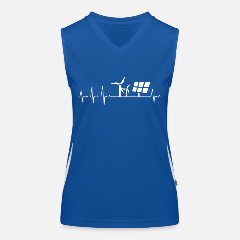 Solarmodul Solarenergie Solarstrom Funktionelles Kontrast-Tank Top für Frauen