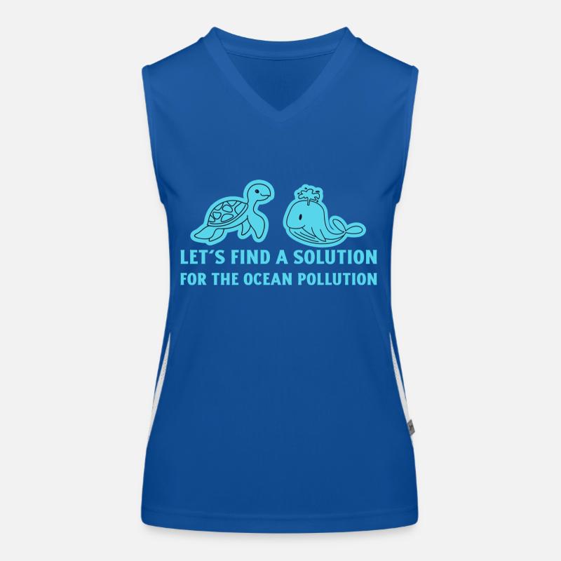 Marine Conservation Débardeur respirant contrasté Femme