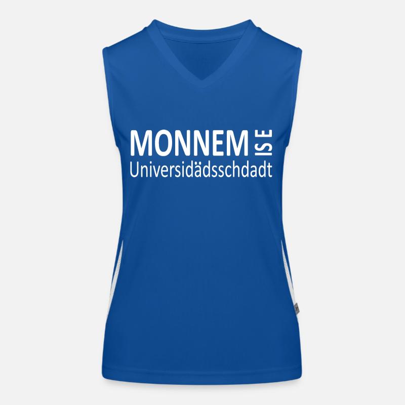 Mannheim Monnem Mannheimat Funktionelles Kontrast-Tank Top für Frauen