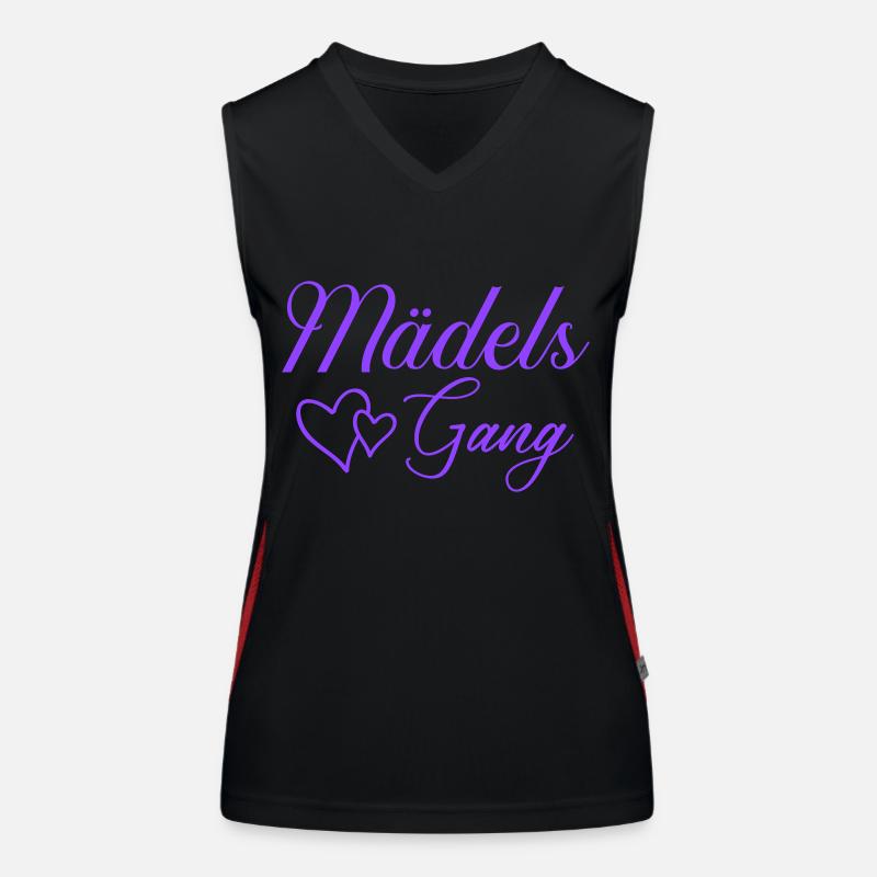 mädels gang Funktionelles Kontrast-Tank Top für Frauen