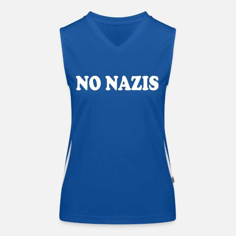 No nazis Funktionelles Kontrast-Tank Top für Frauen