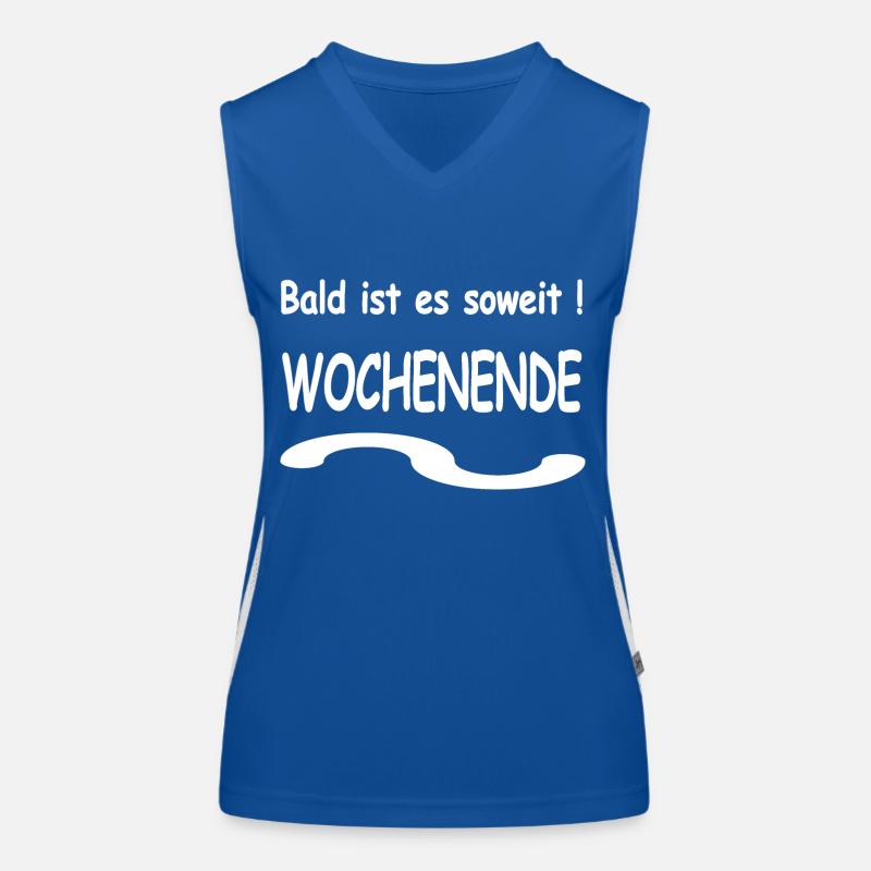 Wochenende Funktionelles Kontrast-Tank Top für Frauen