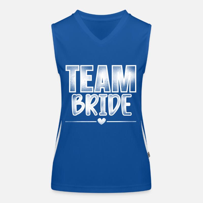 Team Braut Funktionelles Kontrast-Tank Top für Frauen