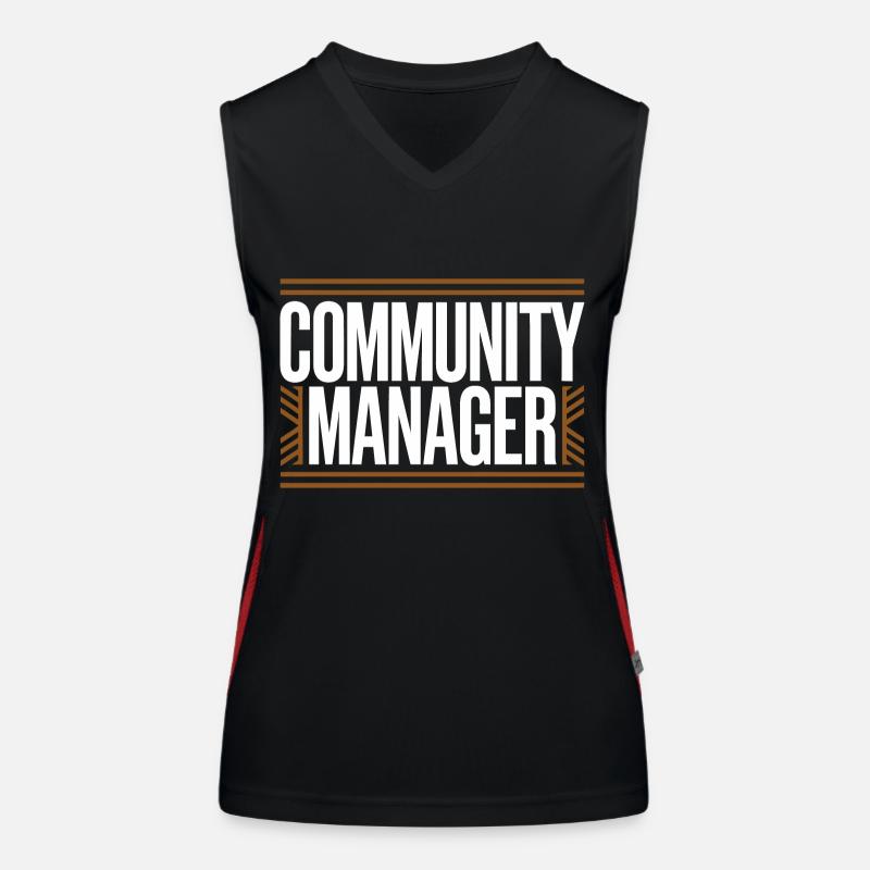 Community Manager Débardeur respirant contrasté Femme