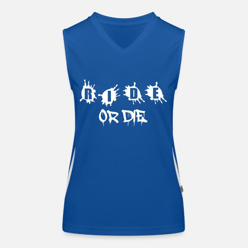 Ride or Die Funktionelles Kontrast-Tank Top für Frauen