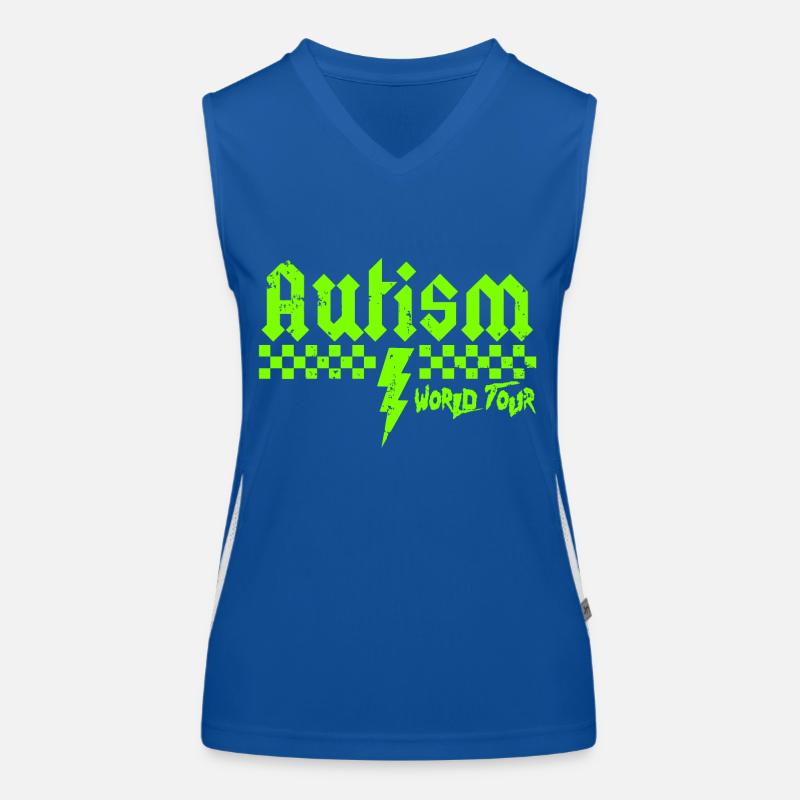 Autism awareness different different better Women's Functional Contrast Tank Top
