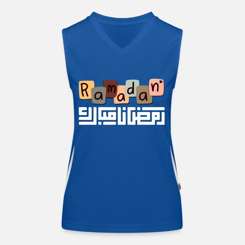 Ramadan Moubarak Débardeur respirant contrasté Femme