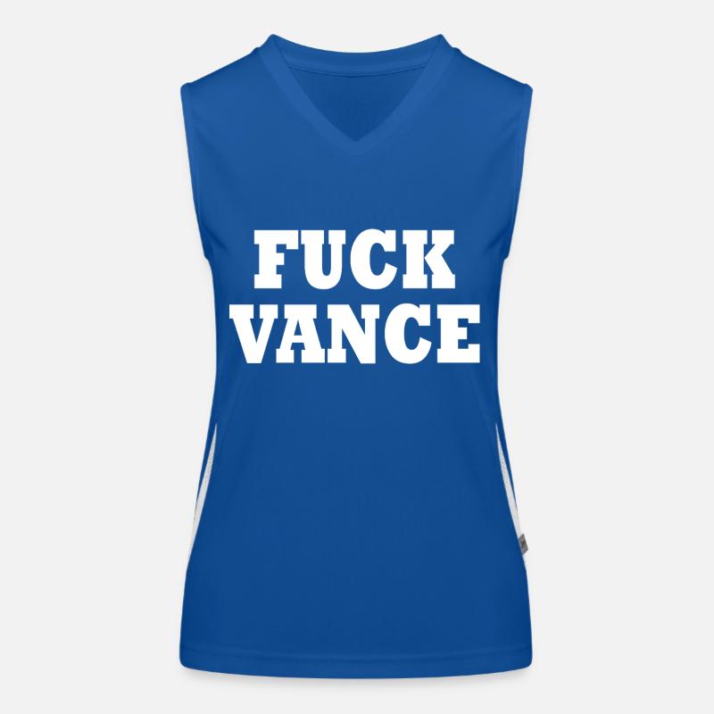 fuck vance Funktionelles Kontrast-Tank Top für Frauen