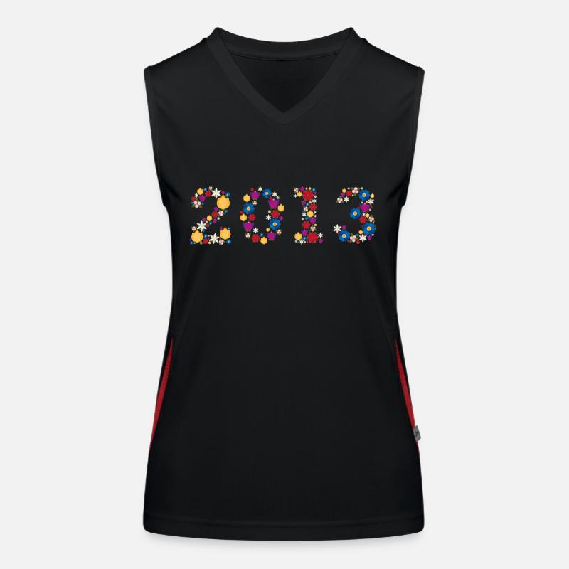 Flowers 2013 Funktionelles Kontrast-Tank Top für Frauen