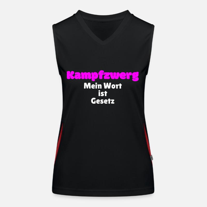 Kampfzwerg Women's Functional Contrast Tank Top