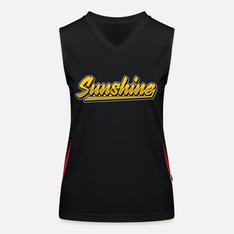 Soleil Débardeur respirant contrasté Femme