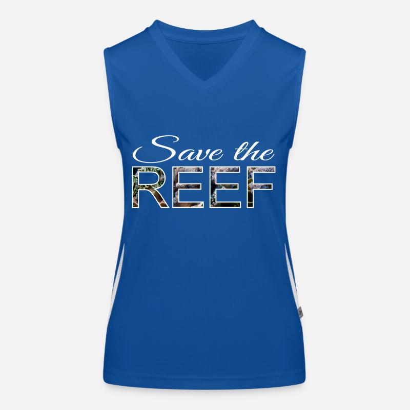 Save the reef Funktionelles Kontrast-Tank Top für Frauen